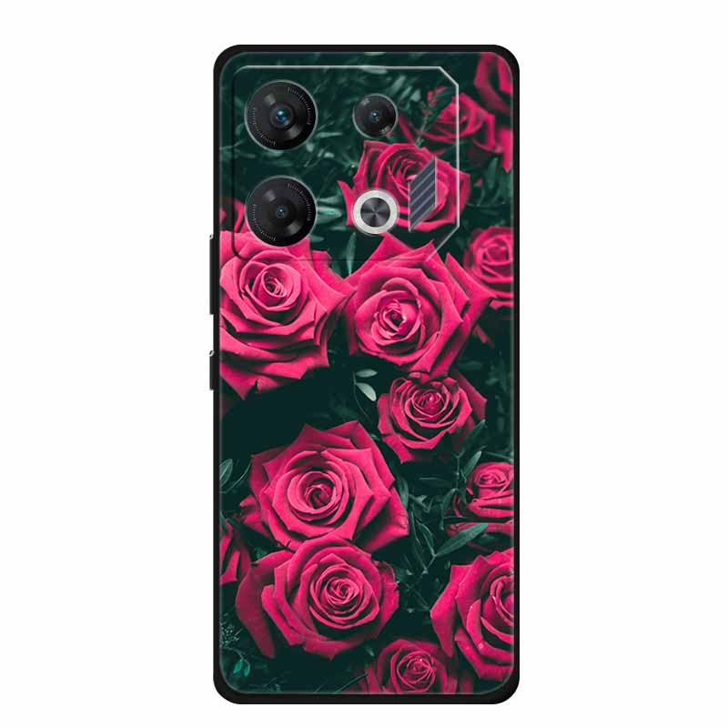 Чехол для Infinix GT 10 Pro Животные Мягкий ТПУ Силиконовый Чехлы для Телефона для Infinix GT10 Pro X6739 Задняя Крышка Ударопрочный Волк Новый Coque