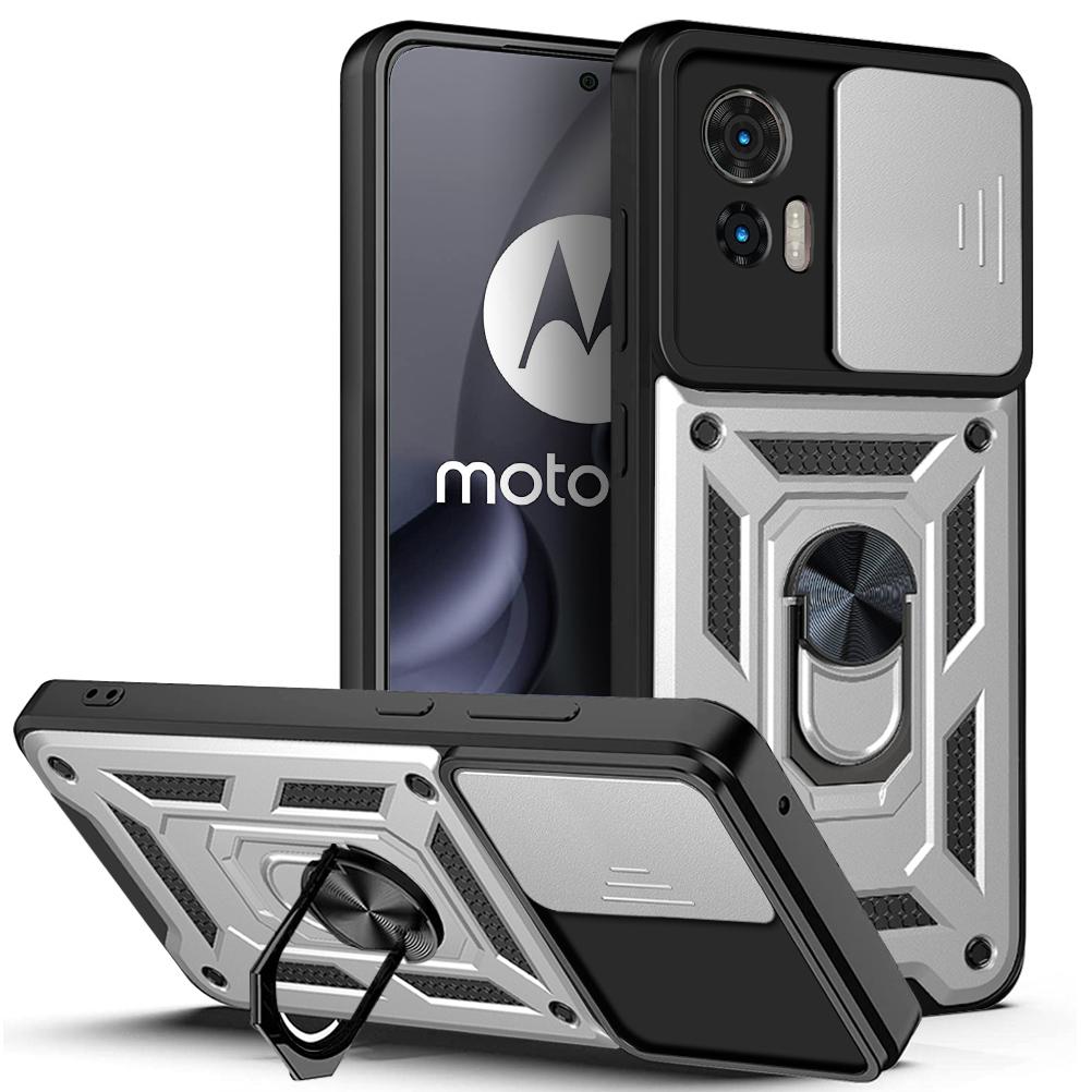 Чехол для Motorola Edge 30 Neo Чехол для Motorola Moto Edge 30 lite Магнитное кольцо-держатель Бронированный чехол для телефона Защитная задняя крышка со шторкой для камеры