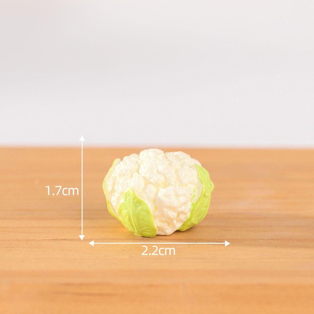 Vegetable Figurines Miniatures Imitation Vegetable Micro Landscape Ornaments For Home Decorations Room Decor