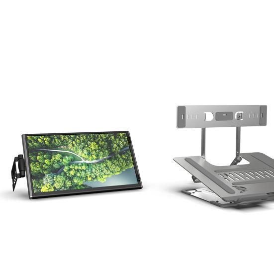 Портативный держатель для монитора Складной Регулируемый Удлиненный Подставка-держатель для экрана Настольное крепление Аксессуары для ПК для EM116/EM1411/EM1332/EM1412