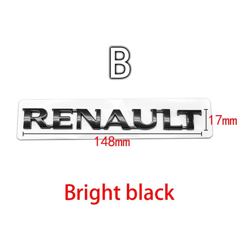 Колпаки на колеса для Renault Megane 2 3 4 RS Grand Scenic Clio Captur Duster Trafic Logan Аксессуары ABS Значок-эмблема на задний багажник автомобиля St