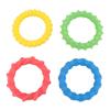 4 Pcs Kids Sensory Ring Toys Silicone Vibrant Colors Textured Skin Friendly Sensory Bracelets