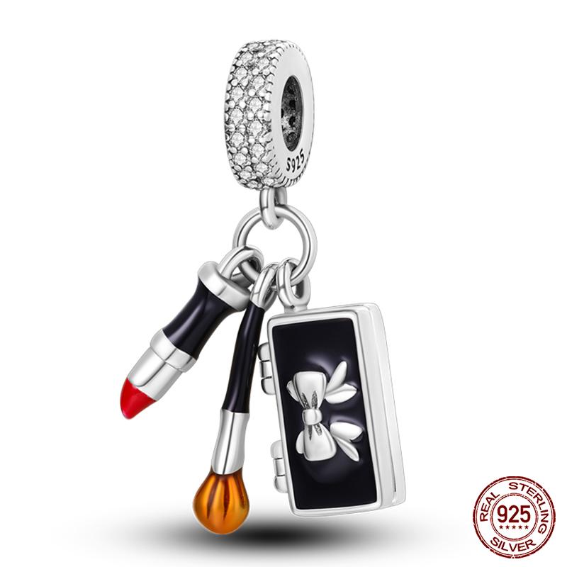 100% Copper Love Strawberry Cherry Red Series Charm Beads For Brand Original Bracelet Diy Fine Jewelry Gift