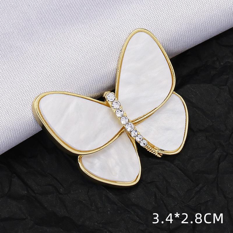 Модная брошь с бантом: Металлические украшения с жемчугом и стразами в виде цветка