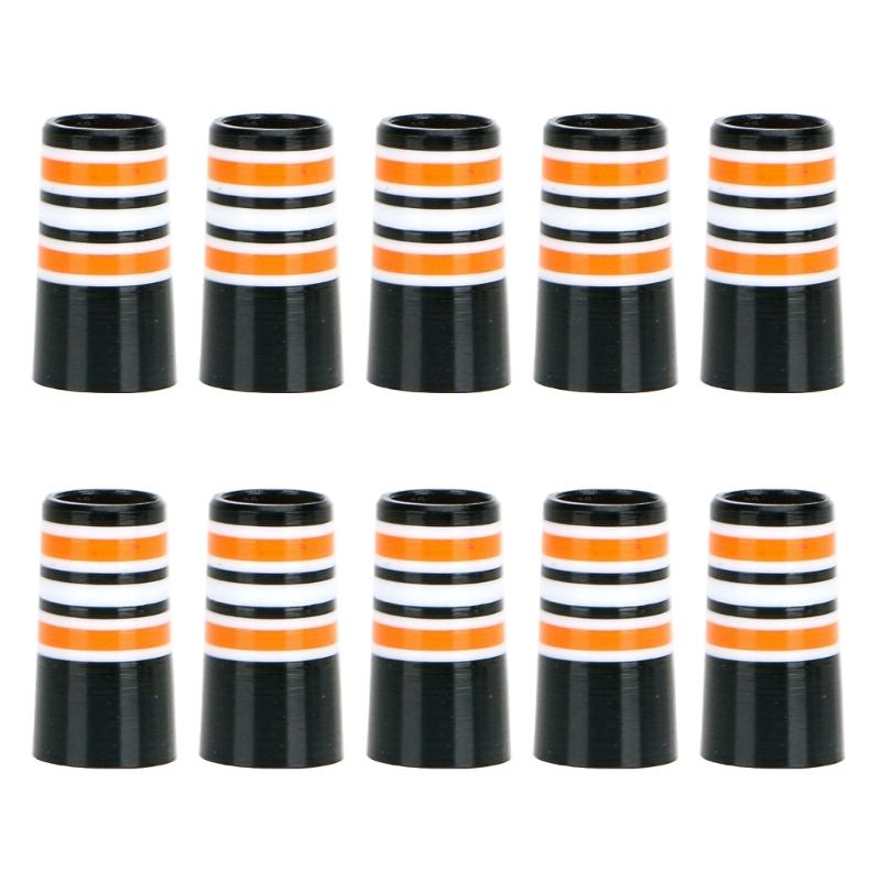 10Pcs MultiRing Golfs Iron Ferrules Striped Golfs Iron Ferrules Golfs Tapered Ferrules Golfs Accessory for Most Iron Shaft
