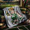 Boston-Celtics Logo Blanket Lightweight Flannel Bedding Blanket Perfect for Travel, Camping, Living Rooms, Offices, Sofas, Fan Christmas gift