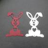 Металлические вырубки Кролик Трафарет для DIY Скрапбукинга Фотоальбома Тиснения Бумажных Открыток Поделок Вырубки