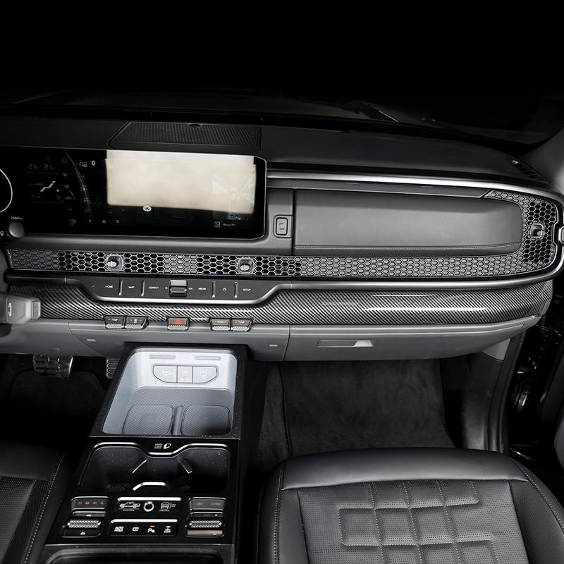 Для Kia TASMAN 2025 2026 Панель приборов Центральный дефлектор кондиционера Накладка на приборную панель Аксессуары для автомобильной электроники LHD