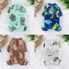 Pet Warm Thickened Flannel Four-legged Autumn and Winter Puppy Dog Cat Teddy Traction Hatless Clothing Supplies Clothing