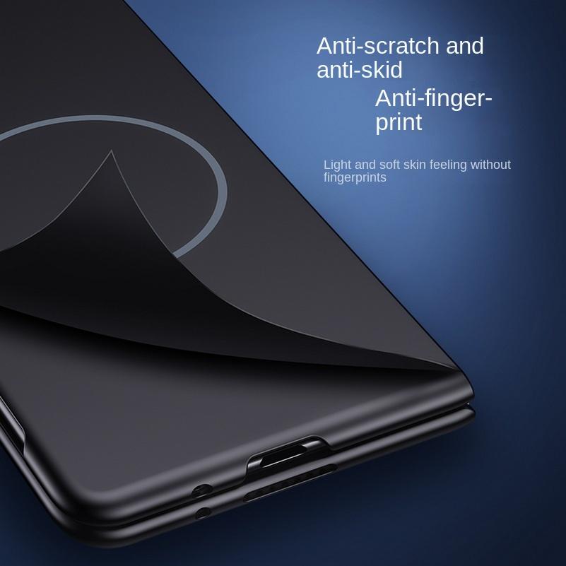 Тонкий безрамочный чехол-кольцо с ощущением кожи для Samsung Z Fold 7 Galaxy Z Fold Специальный складной 6 5 4 Защитная крышка для камеры