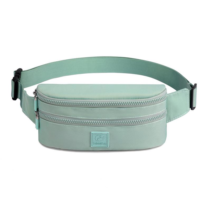 Поясная сумка, модная женская нагрудная сумка, водонепроницаемая нейлоновая сумка-мессенджер, поясная сумка для мобильного телефона для занятий спортом на открытом воздухе, простая сумка.