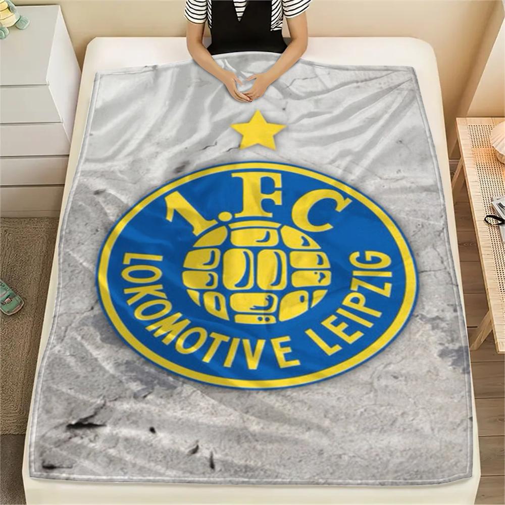Lokomotive Leipzig Print Flannel Blanket, High quality Comfortable for All Seasons, Home Decor, Warmth and Comfort, Perfect for Christmas Gifts71