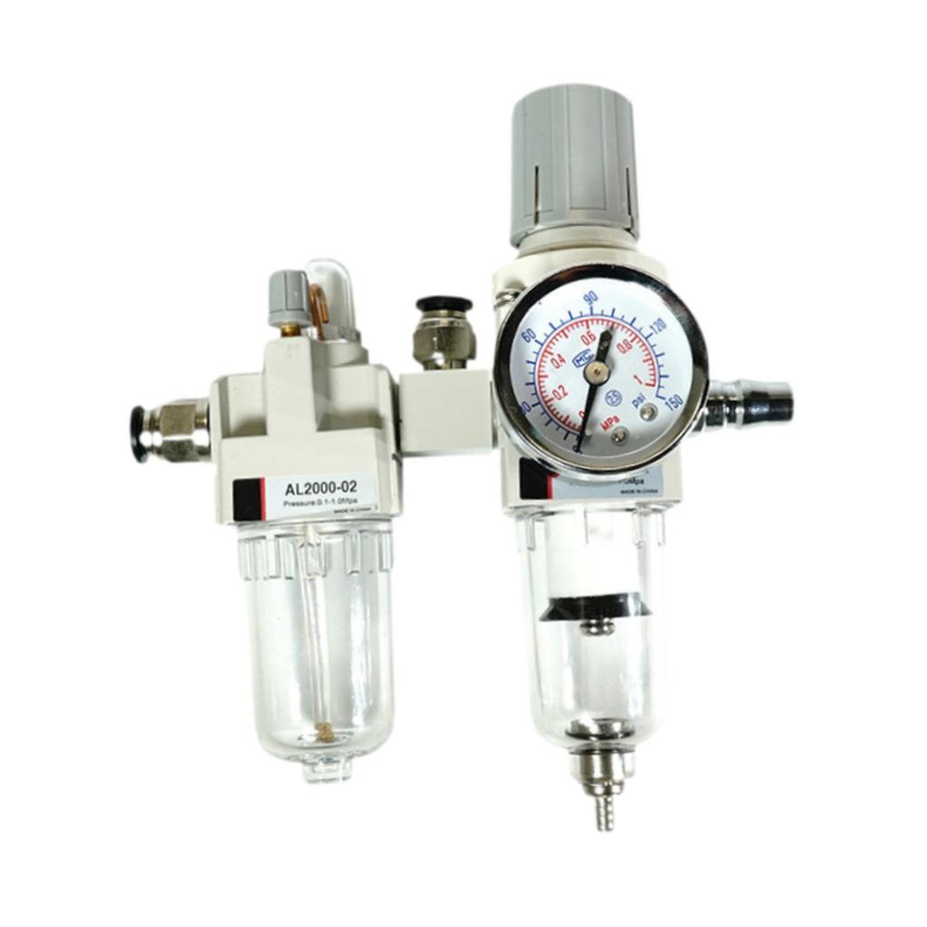 Air Oil/Water Separator for Tire Changing Machine, Pressure Regulator with Compact Connector,