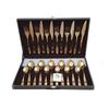Home & Kitchen Premium Cutlery Set - 24 Pcs (Copper)