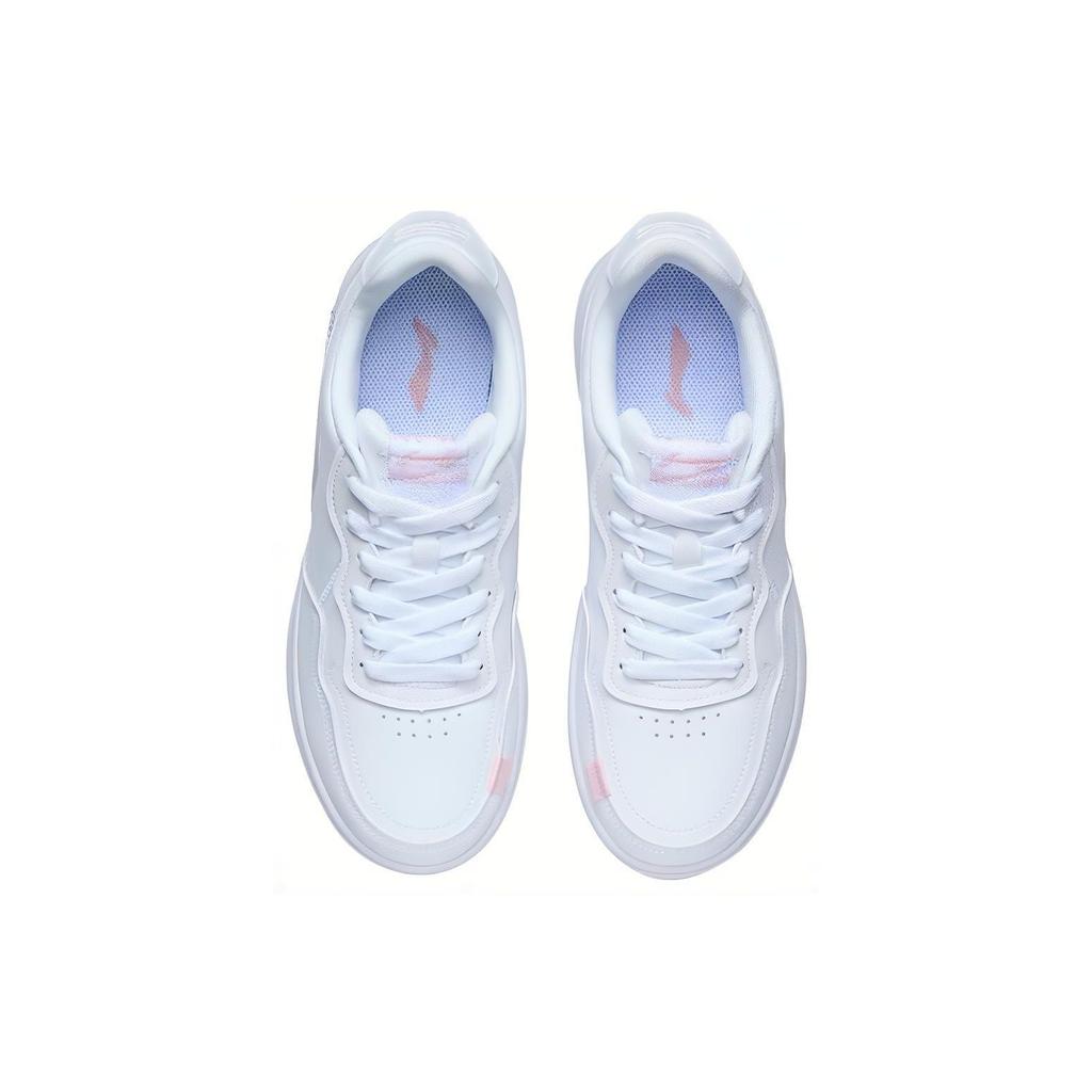 Li-Ning Comfortable Versatile Low-Top Skate Shoes Women Sneakers White AGCR318-1