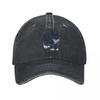 Black and White Tuxedo kitten Baseball Cap Hat Baseball Cap Snap Back Hat Hat Unisex Luxury F Sun Hats For Women Unisexs