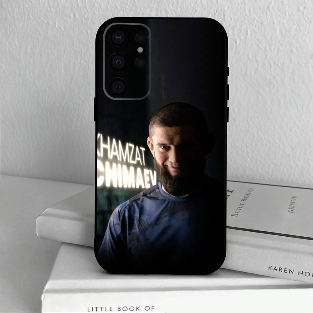 Чехол для телефона K-Khamzat C-Chimaev-v для Samsung S25, S24, S21, S22, S23, S30, Ultra, S20, Plus, Другие, Мягкий черный чехол