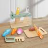 Baby Wooden Toy baby kitchen toy kitchen utensils toy Children role play Educational toy for baby