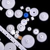 60 Pcs Plastic Gear Set Diy Rack Pulley Belt Worm Single Double Gears