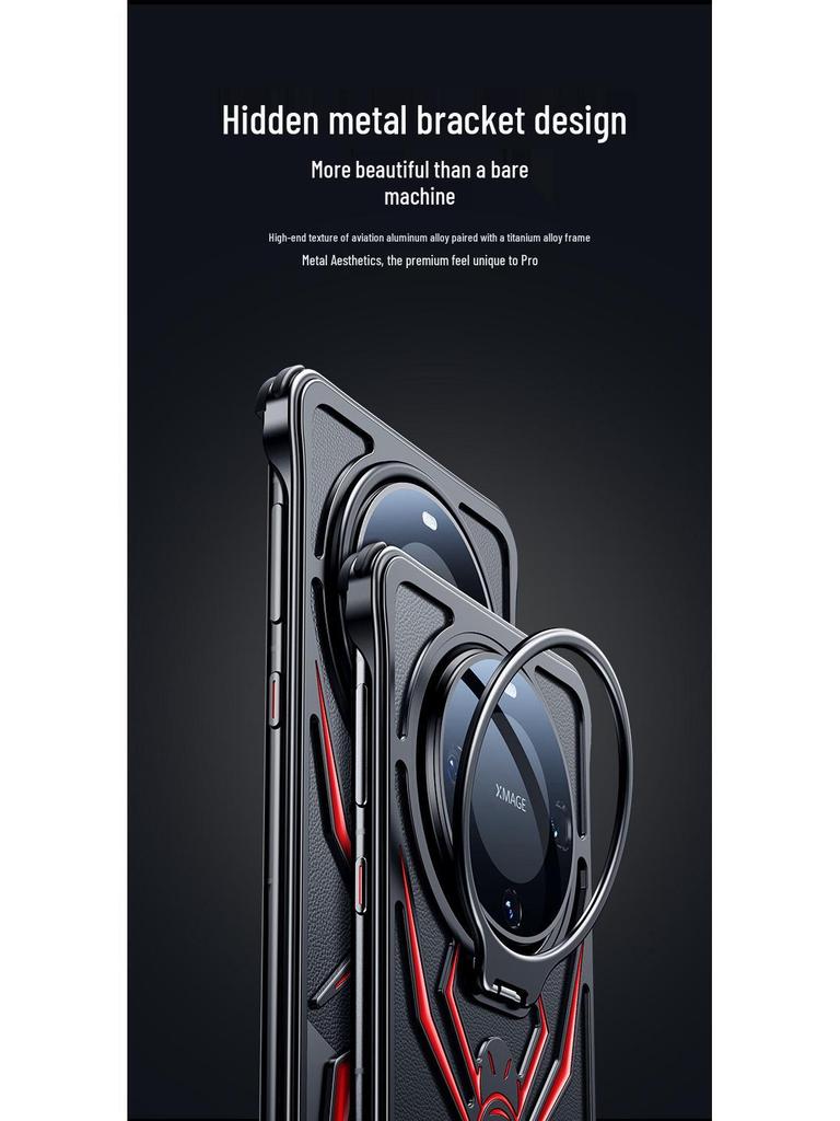 Защитный чехол Huawei Mate60 Pro Spider Metal - Совместим для трансграничной доставки, Защита от падения с подставкой.