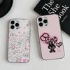 Милый Мультяшный Кролик Эстер Чехол для Телефона для IPhone 17 16 15 14 13 12 11 Гофрированный Матовый Мягкий Чехол Противоскользящий