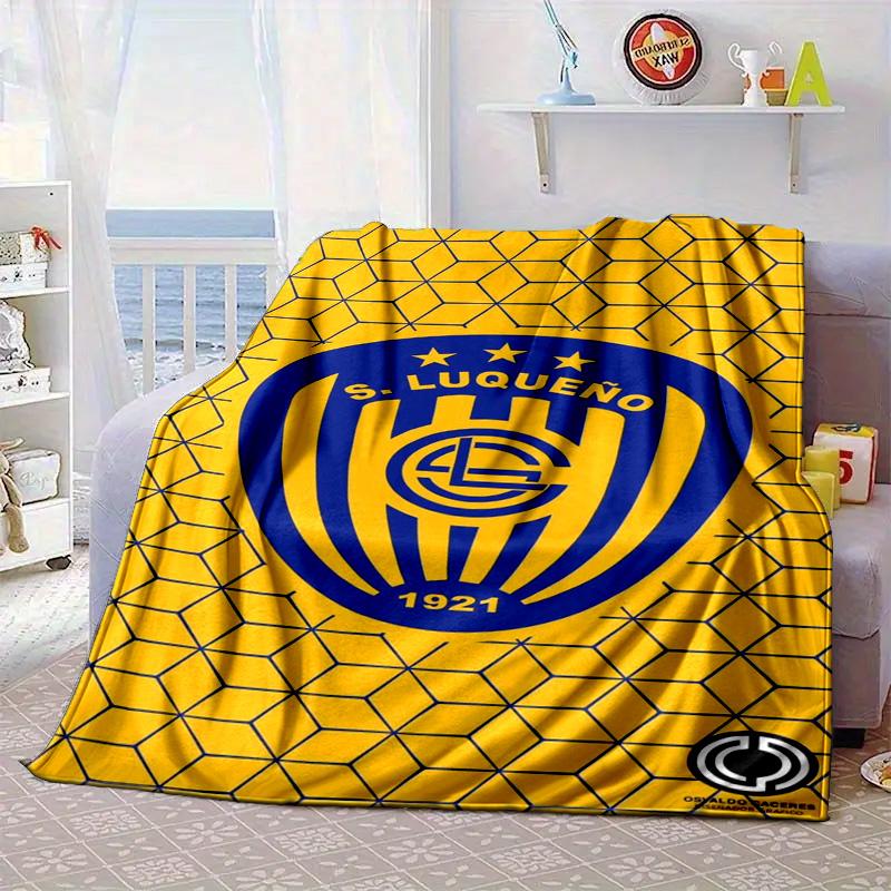 Saint Luque Sports Emblem Portable Blanket/Soft Blanket Bedding Blanket Suitable for Travel Camping Living Rooms Offices Sofas Fan Gifts