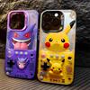 Чехол для телефона Pikachu P-Pokemon Gengar Жесткий чехол для iPhone 17 Air 16 15 11 12 14 13 Pro Max XS X XR Plus 8 7 SE 2020 Ударопрочный чехол