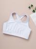 Kids Girls Cirss Cross Back Crop Vest Top for Gymnastics Dance Yoga Running Costume