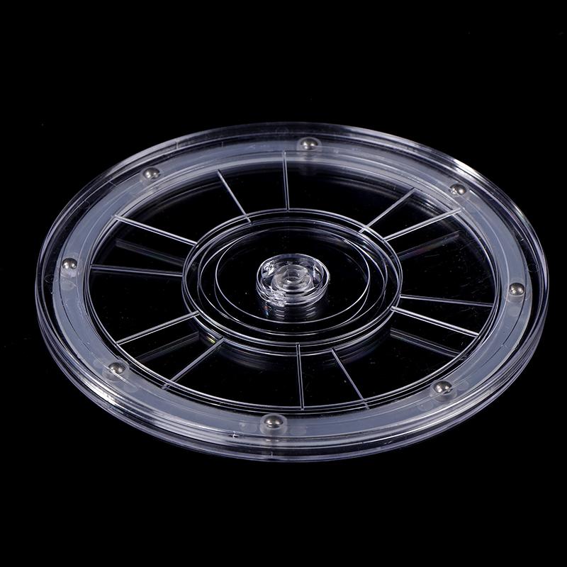 Поворотный стенд для дисплея с прозрачным круглым основанием Lazy Susan Decor Swivel Plates Tool