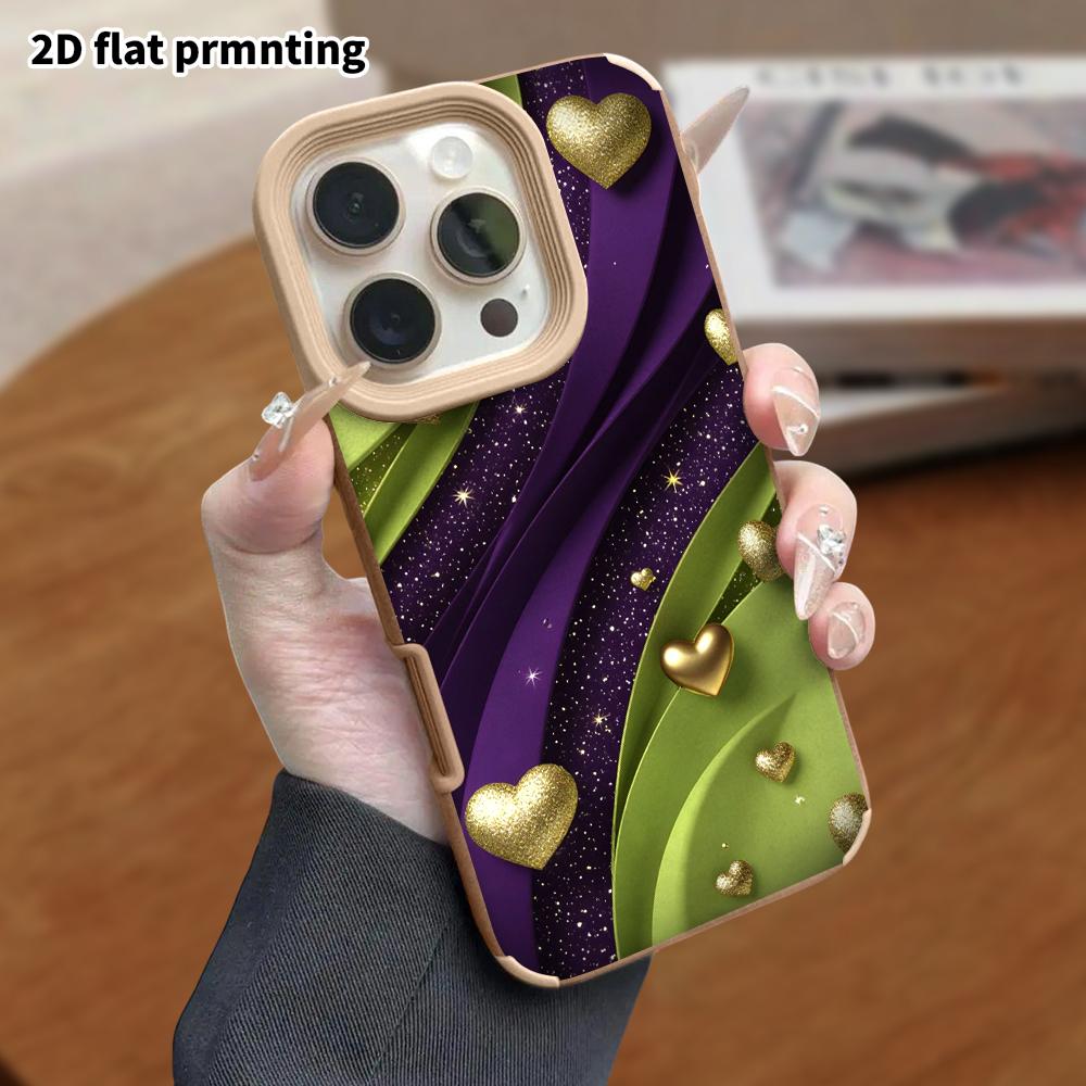 Phone Case: Lambskin 2D Flat Samsung Galaxy A34 A35 M05 M06 S20 S22 S21 FE Plus 5G Protective Case, Satin Heart, Christmas and Halloween Gift