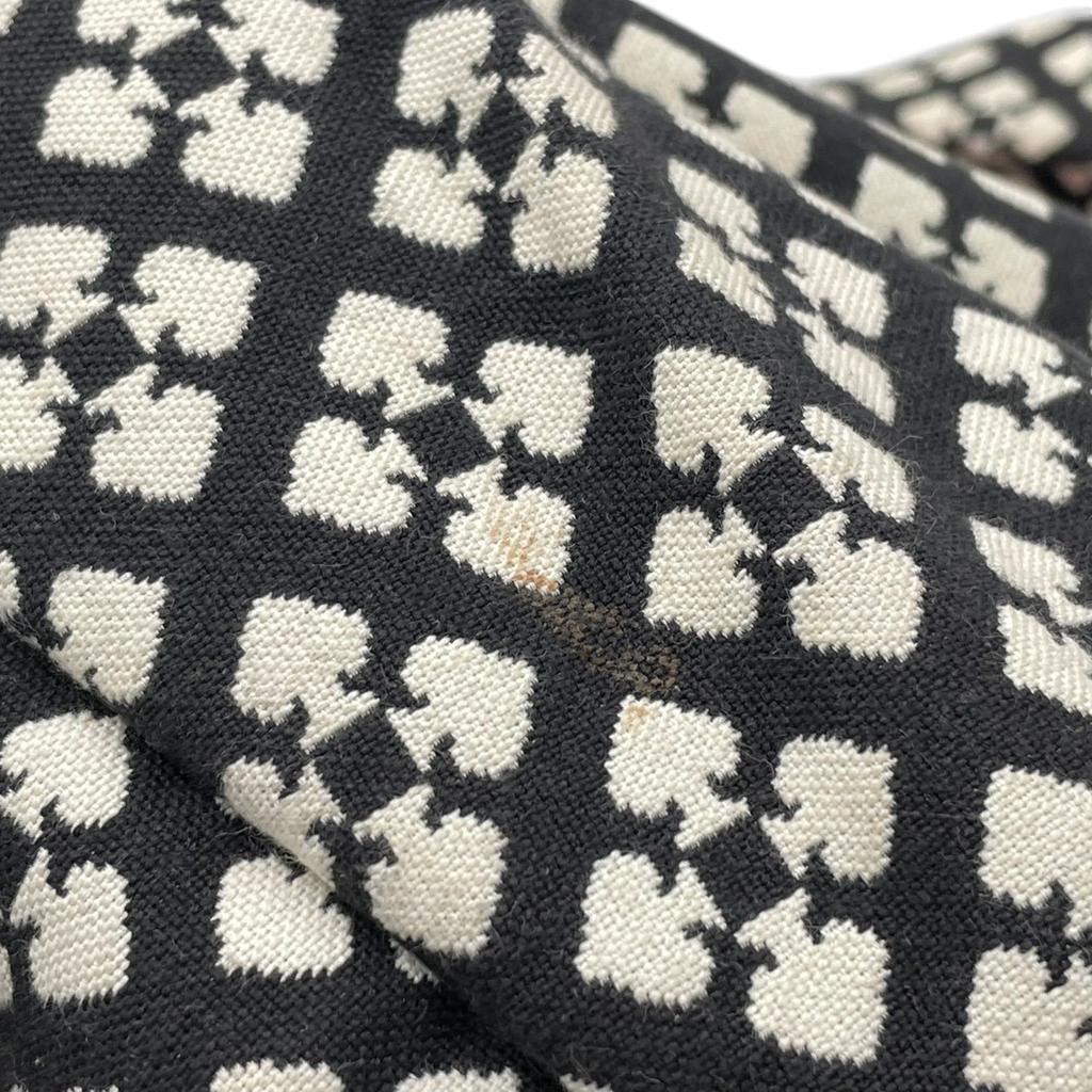 Used Kate Spade Tote Bag Classic Spade Classic Spade StevieTote Bag black/white canvas/leather Women