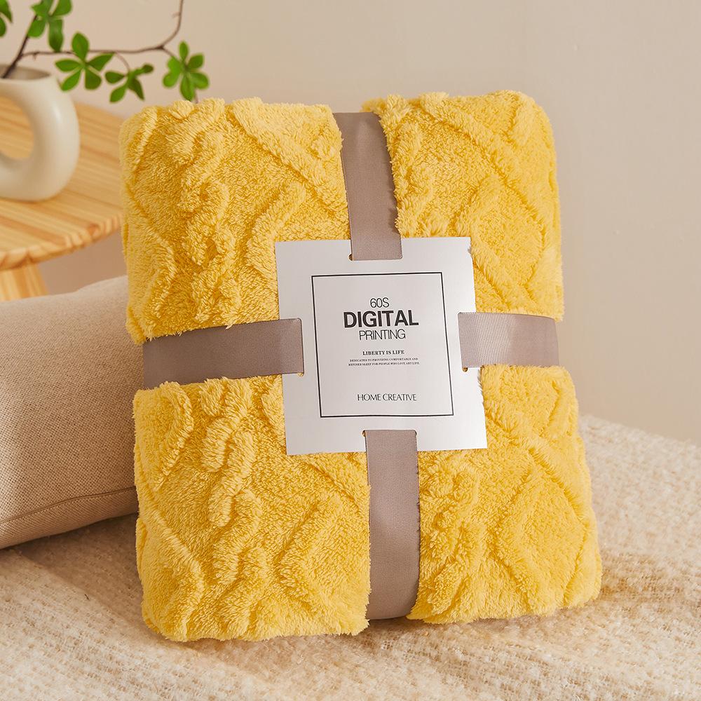 Толстое жаккардовое коралловое флисовое одеяло, фланелевое одеяло, покрывало, подарочное теплое одеяло