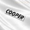 3D Металлическая Наклейка на Заднюю Дверь Багажника Cooper S D Эмблема Черными Буквами Аксессуар Декорации Кузова Автомобиля Для MINI T36 JCW