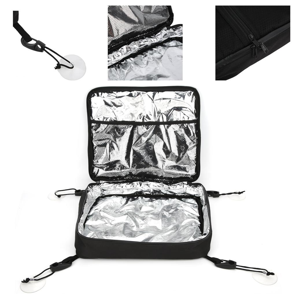 Paddleboard Mesh Bag Stand Up Paddle Board Deck Bag Kayak Paddle Surf Deck Suction Cup