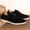 7217 Casual Shoes Lace-up Casual Shoes British Retro Leather Shoes Men's Low-top Board Shoes