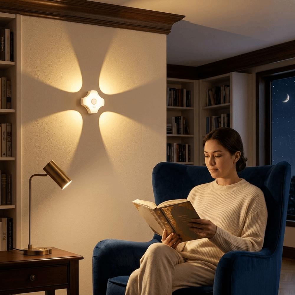 Soft Ambient Lighting Human Induction Lamp Auto On Off Night Light for EU/US Closet