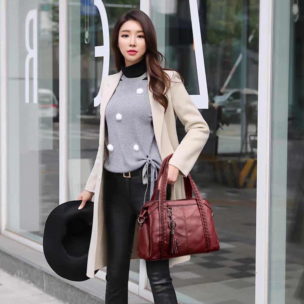 Women Luxury Handbags Designer Handbag High Quality Vintage Women Tassel Shoulder Messenger Bags Tote