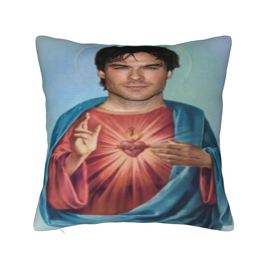 Печать с изображением Дэймона Сальваторе Наволочка Чехол для подушки Подушки Теплый домашний декор На молнии Разные размеры