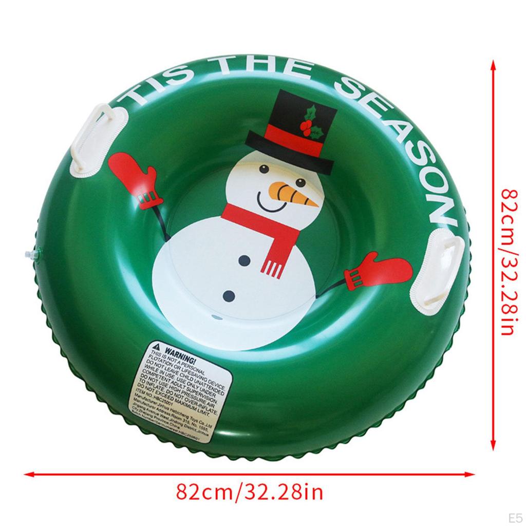 Inflatable Snow Sledding Tube for Family Gatherings, Friend Outings