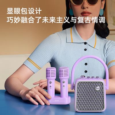 Портативный Bluetooth-динамик для караоке Divoom SongBird-SE, набор, штекер CN (адаптер в комплекте)