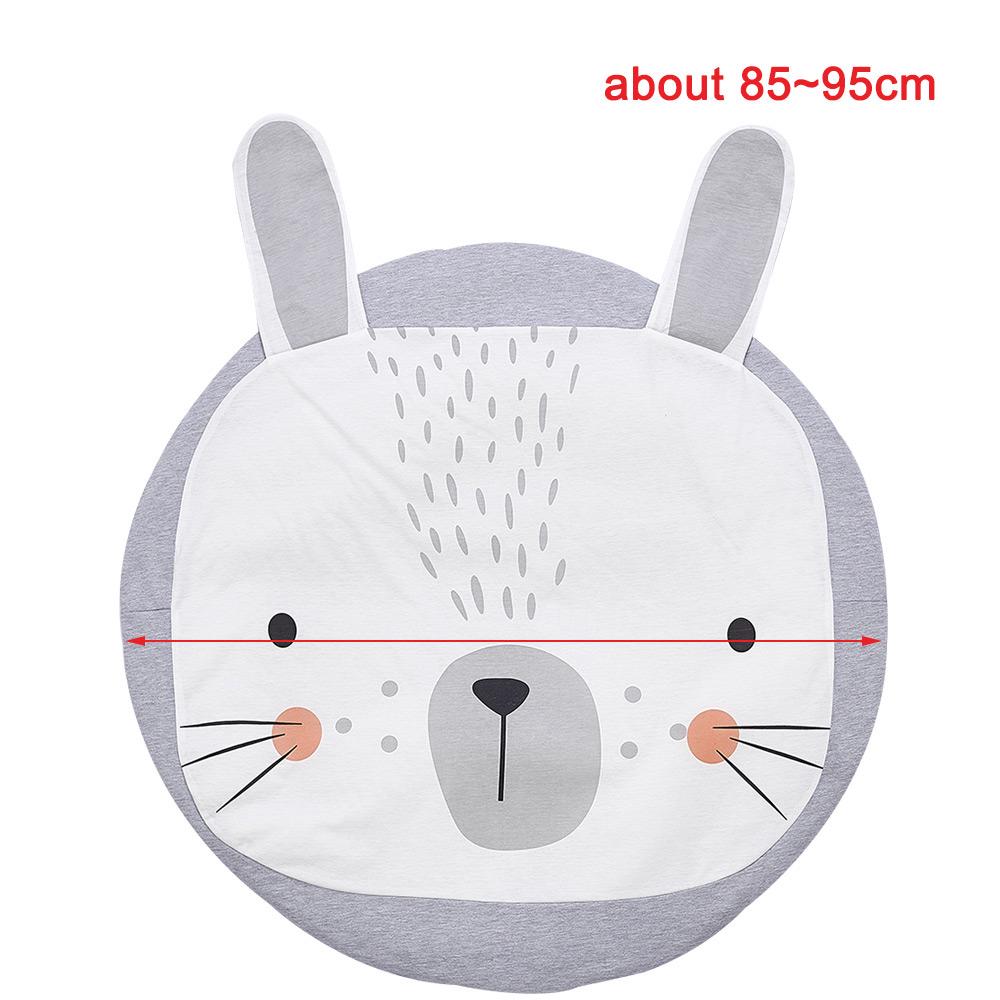 INS детские игровые коврики детский ползающий напольный коврик постельные принадлежности одеяло с кроликом хлопковый ковер декор комнаты