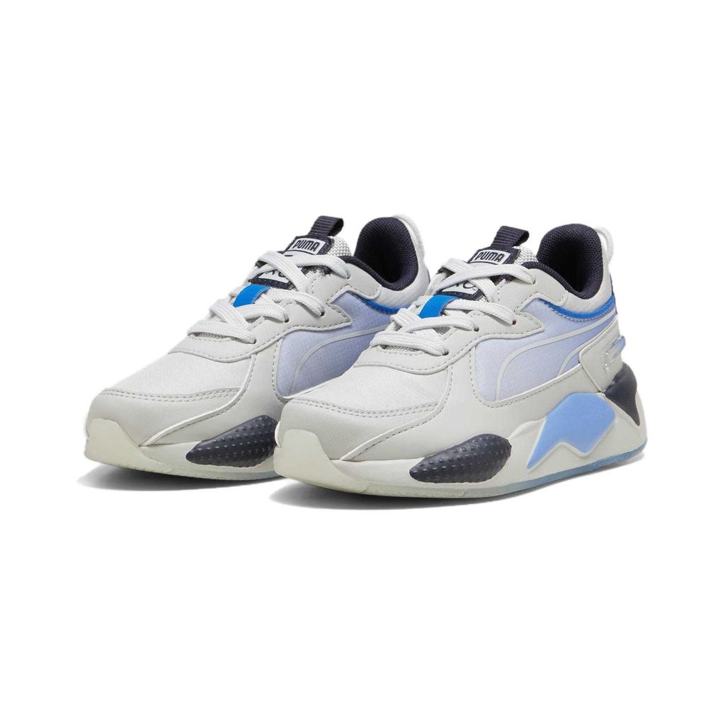 PlayStation x Puma RS-X Кроссовки для маленьких детей Ледниковый серый Детские кроссовки Голубые небеса 396658-01