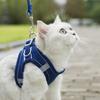 Breathable Cat Harness Vest Reflective Dog Traction Rope Pet Chest Strap  Small Animals
