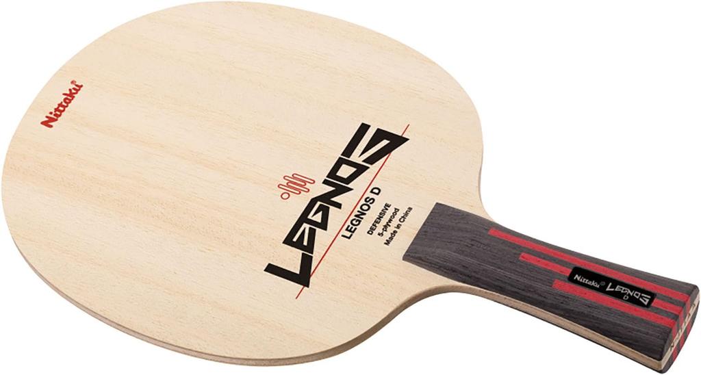 Nittaku Table Tennis Legnos FL NE6211 Racket, D, 5-ply wood, Defensive, (Flare)