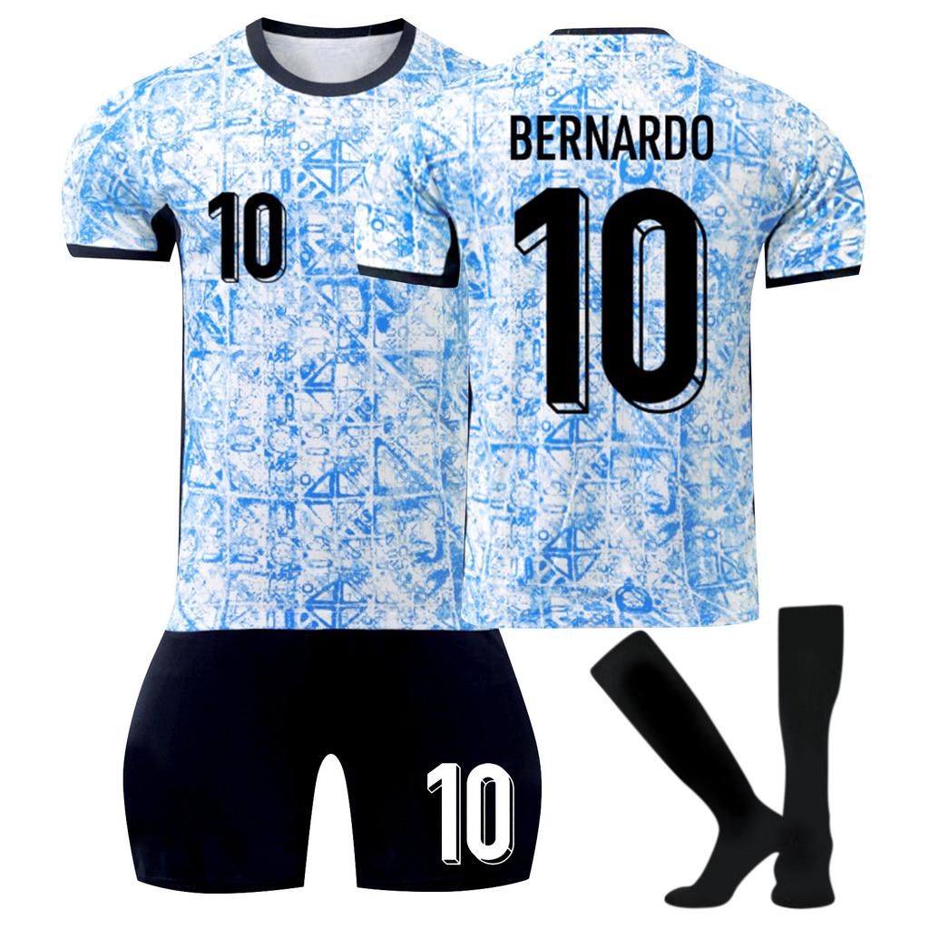 2425 Футболки для выезда, комплект спортивной команды, комплект футбольного тренировочного костюма