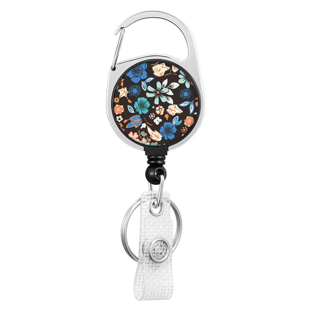 Retract Pull Key Chain Lanyard Clip Name Tag Holder Badge Holders ID Card Key Ring Badge Reel Clip