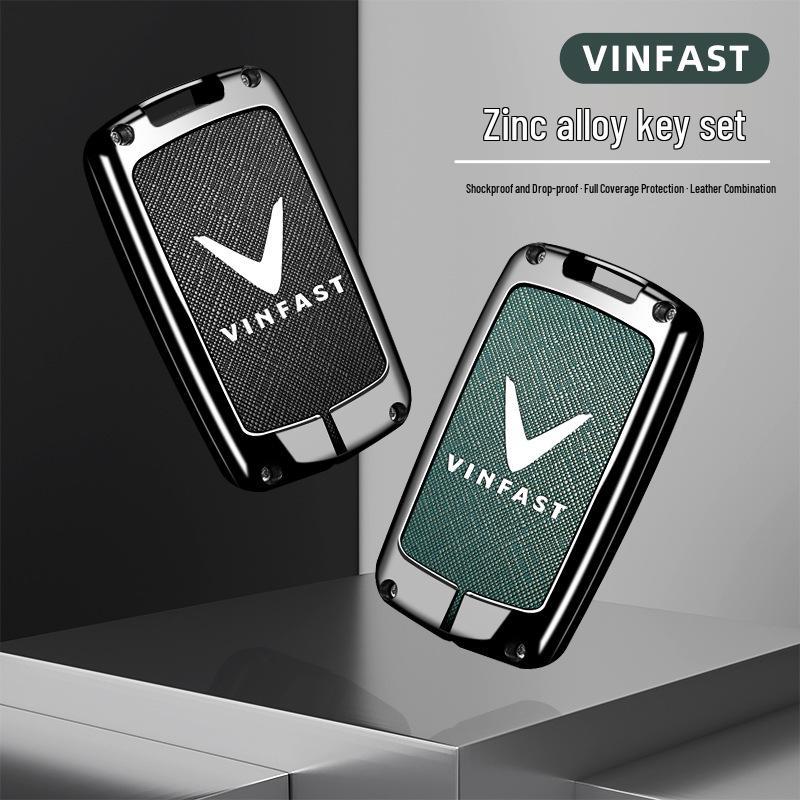 Чехол для ключа автомобиля Vinfast Vietnam для Zhonghua V5, VF8, VF3, VF5, VF9 - Высококачественная пряжка-сумка для мужчин