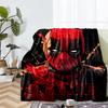 Custom Name Deadpool Theme Printed Blanket - Perfect for Couch, Bed, Travel & Outdoor Use | Machine Washable, Cozy & Durable.