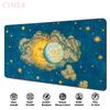 Mysterious celestial element Mouse Pad Desk Mat with Stitched Edge antislip Durable offices accessories keyboard mouse mat