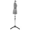 Adjustable Dress Form for Women Gray S Velvet